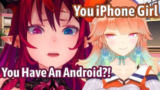 Irys Was Shocked When She Knew That Kiara Was An Android User【Hololive EN】