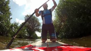 preview picture of video 'Stand-Up-Paddle in Oldenburg SUP Deutschland'