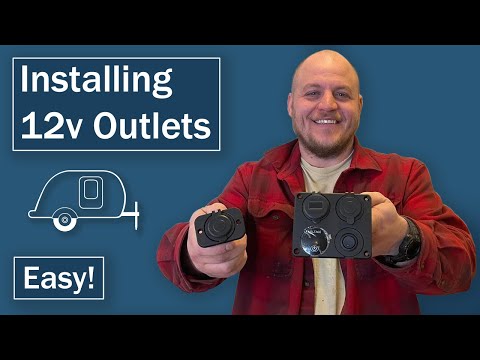 Installing 12v plug | EASY cigarette socket camper RV