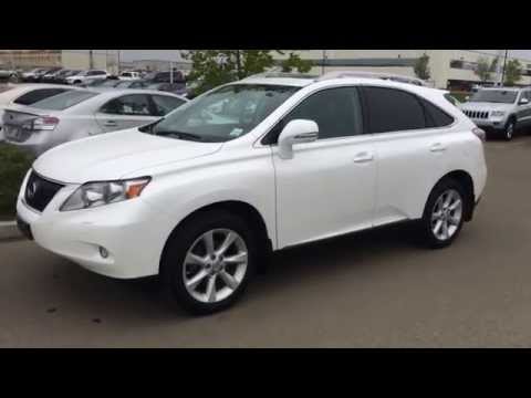 Lexus Certified Pre Owned White on Black 2012 RX 350 AWD - Touring Package Review - Nisku , AB