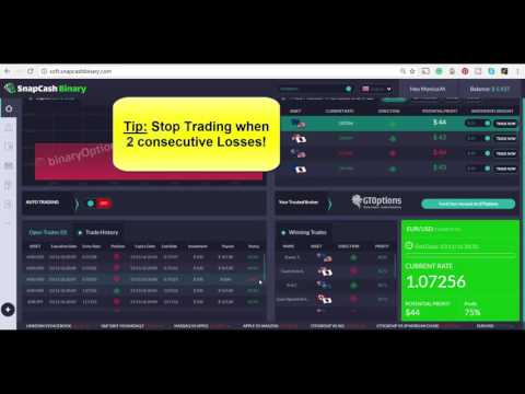 $236 Profit Snap Cash Binary - Auto Trader Tips on HOW to win - MUST SEE!