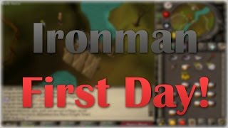 40 Combat and Rank 58 Overall! | Oldschool Ironman First Day Progress