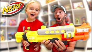 Father & Son BIGGEST NERF GUN EVER!