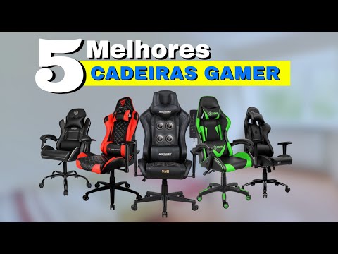 ✅ TOP 5 MELHOR CADEIRA GAMER para comprar 2024