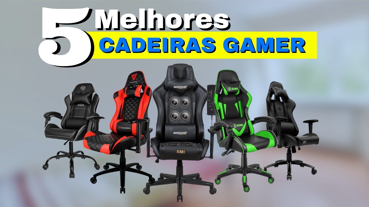 ✅ TOP 5 MELHOR CADEIRA GAMER para comprar 2024