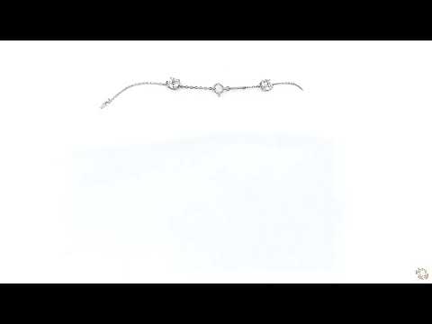 Necklace with pendant Platinum - 6.39ct. tw. Diamond (Lab-grown) - Station Necklace video