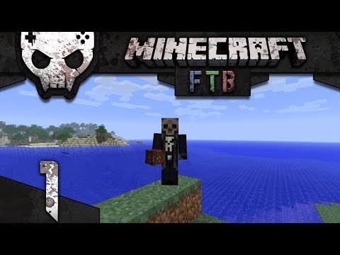 Minecraft Mindcrack Feed The Beast Ep 1: War starts with a bang