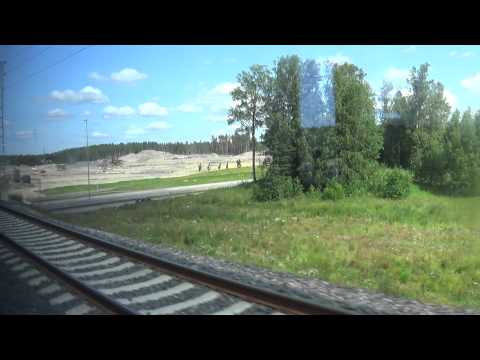 P-juna Helsingin rautatieasema-Lentoasema-Helsingin rautatieasema.