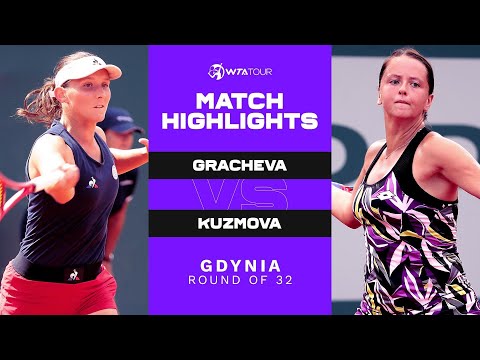 Varvara Gracheva vs. Viktoria Kuzmova | 2021 Gdynia Round of 32 | WTA Match Highlights