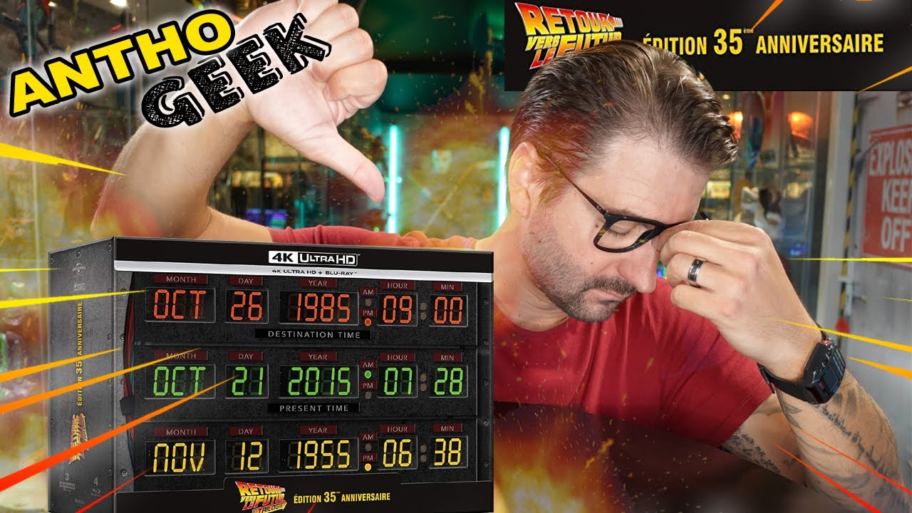 BACK TO THE FUTURE LE COFFRET TRILOGIE 4K : UNE ARNAQUE ! (UNBOXING COUP DE GUEULE)