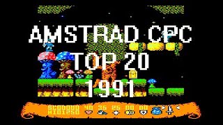 Amstrad CPC - Top 20 games (1991)