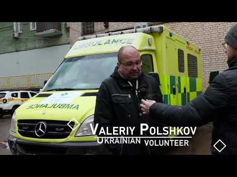 British-Ukrainian Aid and volunteers donated two ambulances and medicines to Ukraine