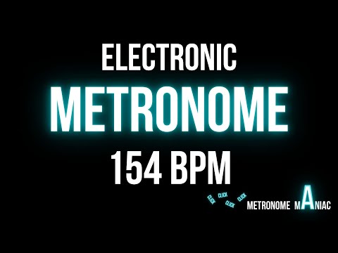 Metronome 154 BPM -  Electronic beep