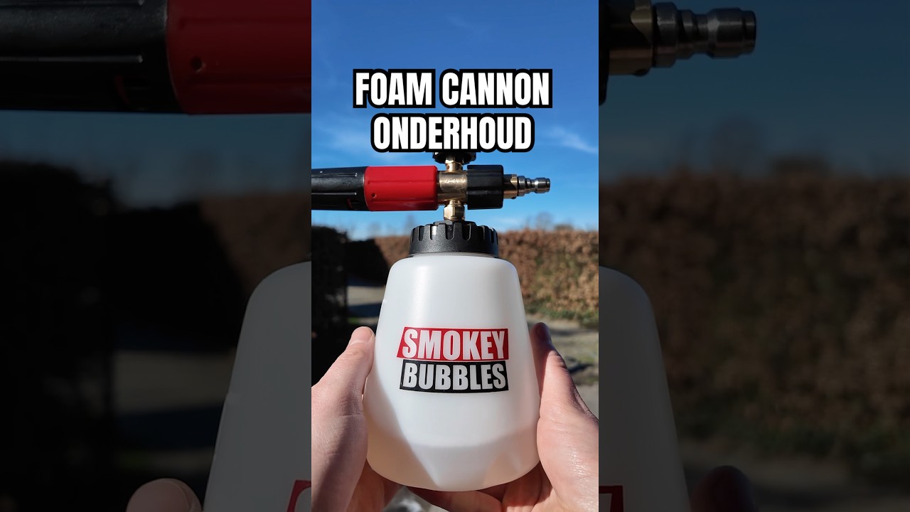 Foam Cannon Onderhoud