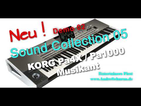 Entertainers First Sound Collection 05 für Korg Pa4X Musikant/Pa1000 Musikant ab sofort erhältlich!