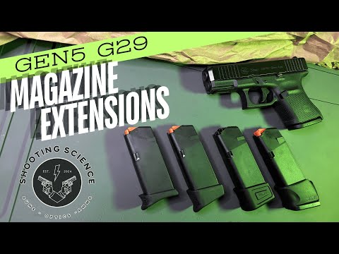 Gen 5 Glock G29 Magazine Extension Comparison