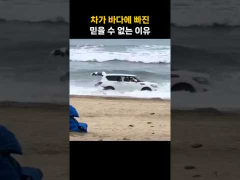 차가 바다에 빠진 믿을 수 없는 이유