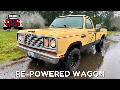 Built In A Day...ish - 1979 Dodge W200 Power Wagon 318 LA Install, '78 Grille Swap, And MUCH More