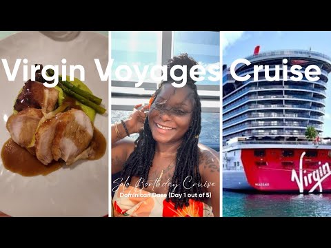 I Took a SOLO Birthday Cruise on Virgin Voyages… Embarkation + Room Tour + Pajama Party ( PART 1) 