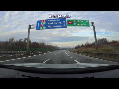 A4 Południowa & Zachodnia Autostradowa Obwodnica Krakowa + ulica Wielicka