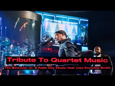 Tim Bowman Jr. and Lisa Knowles Smith Tribute Performance to Quartet Music with Faith City Music