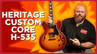 Video thumbnail for Blisteringly Good! One of Only 18 - Limited Edition Heritage Custom Core H-535 by Alamo Music Center