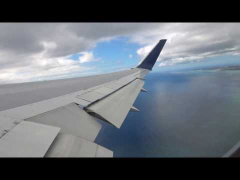 STUNNING REEF RUNWAY TAKE-OFF BY DELTA AIRLINES