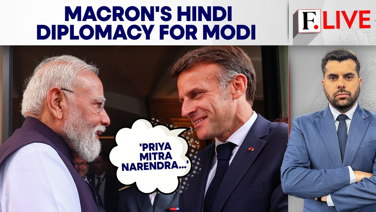 Macron's Heartfelt Hindi Farewell Message To PM Modi Wins Hearts | Firstpost Live