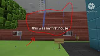 all the houses i have lived in in minecraft