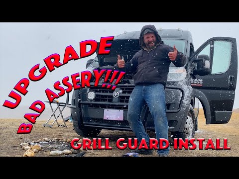 How to Install a Steelcraft Grill Guard on a RAM Promaster #Promaster #GrillGuard #Vanlife
