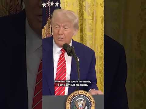 President Trump talks about Mother's day and thanks Melania