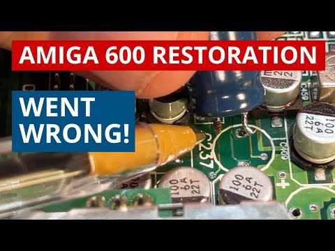 DISASTER computer restoration - Commodore Amiga 600 HD - Can I save the day?