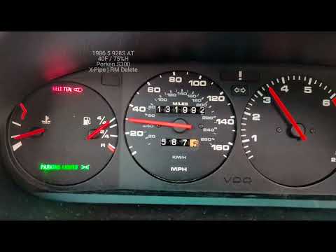 Thumbnail for Porsche 928 0-60 Dashboard View by Porsche 928