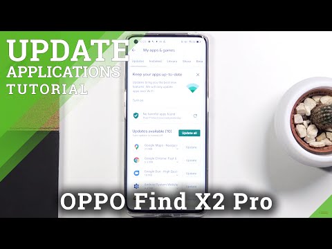 How to Update Apps in OPPO Find X2 Pro– Auto Update Apps