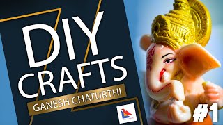 Diy Ganesh Chaturthi Decoration At Home - Rangolis and Backdrops