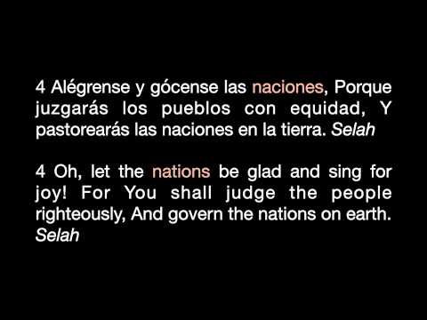 Salmo Psalm 67 / Aprende Inglés Learn Spanish