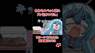ねねちのペット達にドン引きするラミィ【ホロライブ手描き切り抜き/桃鈴ねね/雪花ラミィ】