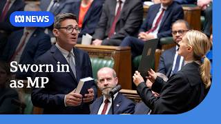 Andy Burnham sworn into parliament hours after Starmer resignation | ABC NEWS