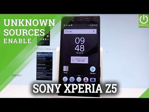 Enable Unkown Sources SONY Xperia Z5 - Allow App Installation