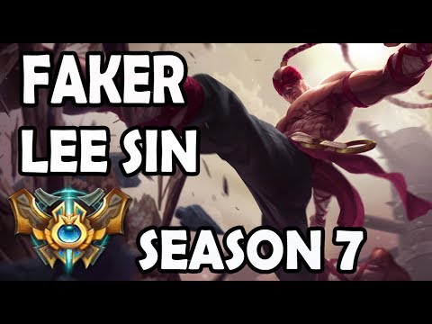 SKT T1 Faker plays LEE SIN vs GRAGAS Jungle - Ranked Challenger Korea
