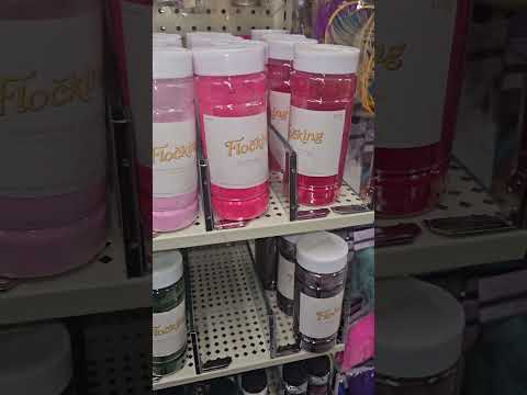 Part of a video titled New At Hobby Lobby Flocking Powder - YouTube