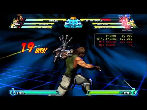 MvC3: Spencer assistless DHC Trick from (most) anywhere