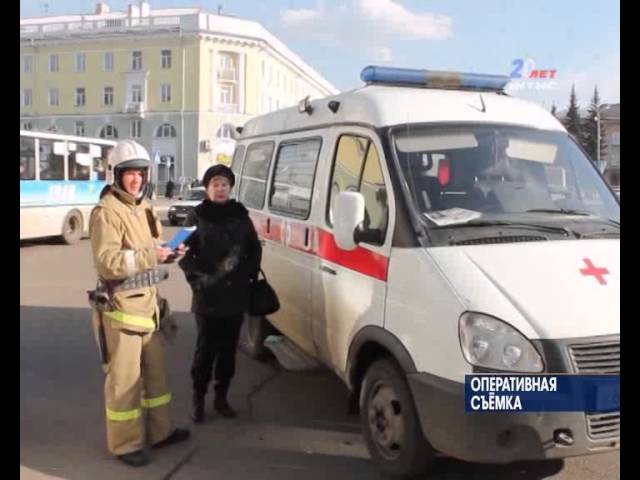 В аварию попали автобус и маршрутка
