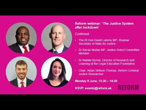 'The Justice System After Lockdown'
