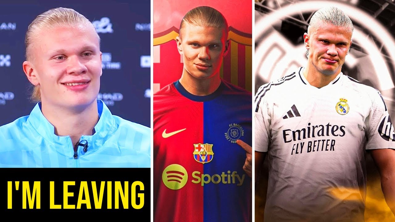 IT’S OVER?! Haaland leaves Manchester City for La Liga! REAL MADRID AND BARCELONA ARE AWAITING!