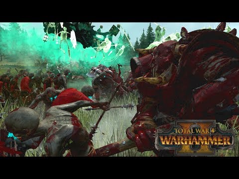 KRUMP THE DEAD - Greenskins vs Vampire Counts // Total War: Warhammer II Online Battle