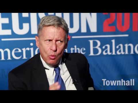 Weirdo Gary Johnson Triggered by Illegal Alien