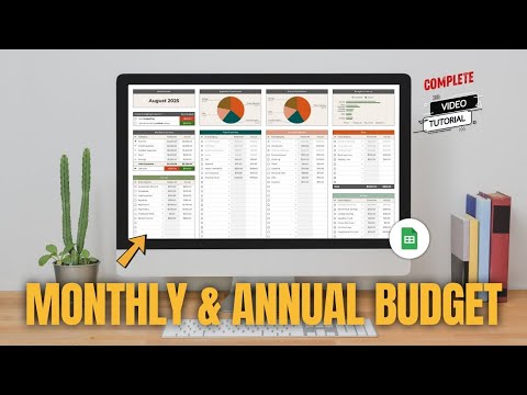 Create Your Own Monthly & Annual Budget Template - Part 1 of 2: Monthly Tab Setup
