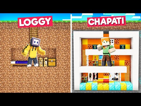 Hindustan Gamer Loggy - UNDERGROUND BASE BUILD CHALLENGE WITH CHAPATI