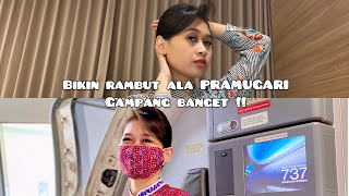 Download lagu BIKIN RAMBUT PRAMUGARI ALA Bubu #VLOG5 mp3